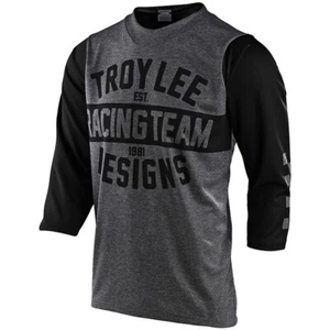 Troy Lee Designs TLD Men's Ruckus Cycling Bike Jersey Team 81 Heather Grey Large - Picture 1 of 3