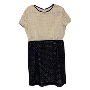 Calvin Klein Vestito Tubino Donna 14 Multicolore Occhielli Sovrapposizione Donna - Foto 1 di 6