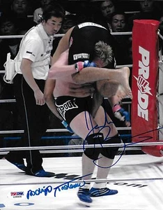 Antonio Rodrigo Nogueira & Josh Barnett Signed 8x10 Photo PSA/DNA COA Pride UFC - Picture 1 of 24