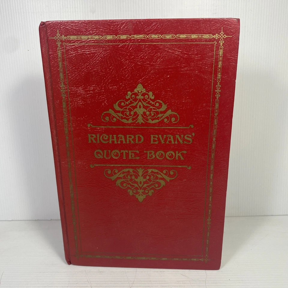 Richard Evans' Quote Book by Richarde L Evans Hardcover 1989 - image 1 of 4