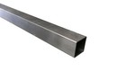 Brushed Stainless Steel Square Box Section 40x40mm Tube Cut to Length