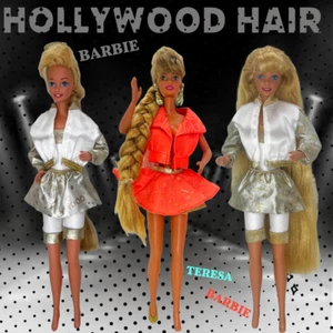 Barbie y amigos Hollywood Hair 1992 - Barbie o Teresa - Imagen 1 de 34