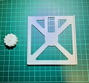 2x Nettoyant Disquettes Cadres 3D + Bouton pour Disques 3,5" - Photo 1/6