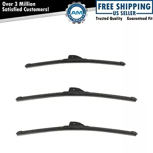 Trico Tech Windshield Wiper Blade Front & Rear 3pc Set - Picture 1 of 3