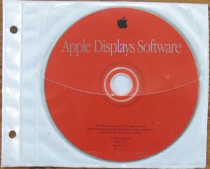 Apple Displays Software CD Media 1997 vintage - Imagen 1 de 3