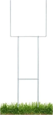 30"Heavy Duty Yard Stakes .25 Diameter Metal Frame Wire Step Stake for Yard Sign - Image 1 of 4