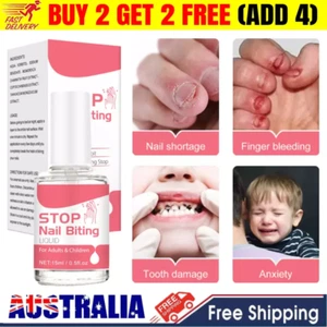 Stop Nail Biting Stuff Anti Nail Biting Polish Stop Thumb or Finger Sucking 15ml - Picture 1 of 7