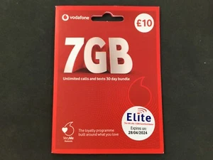 FABRYCZNIE NOWA karta SIM Vodafone pay as you go just za 99p - Zdjęcie 1 z 1