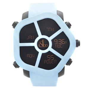 Jacob & Co. Ghost 5 Time Zone Carbon Bezel Blue Mens Watch GH100.11.NS.MC.ANM4D - Picture 1 of 7