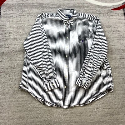 Polo Ralph Lauren Shirt 2XB 2XL XXL 2X Big White Black Pony Outdoors Preppy Hike - Image 1 of 4