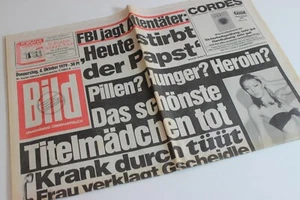 BILDzeitung 4.10.1979 Oktober 04.10.1979 Geschenk Geburtstag 41. 42. 43. 44. - Picture 1 of 3