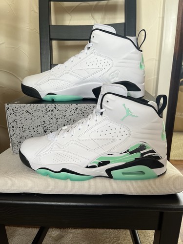 Nike Air Jordan MVP White Green Glow Uomo UK 10 EUR 45 (DZ4475 103)