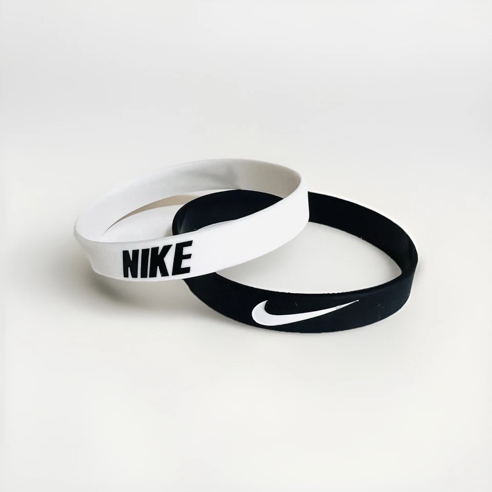 Paquete de 2 - Nike Pulsera Silicona Pulsera Oreo Combo Foto 1 de 1
