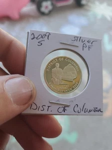 2009 S Silver Proof District of Columbia Quarter -From a Proof Set - 90% Silver - Picture 1 of 4