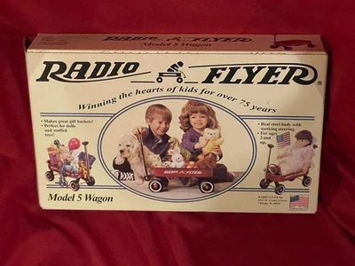 Radio Flyer Mini Carro de Acero Rojo Juguete Muñeca Regalo Modelo 5 - Nuevo en Caja Abierta Foto 1 de 3