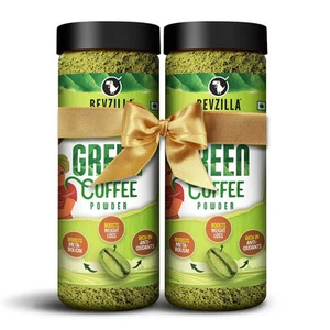 Bevzilla 2 x 275 Grams Green Coffee Beans Powder Weight Loss Natural Super Drink - Picture 1 of 7
