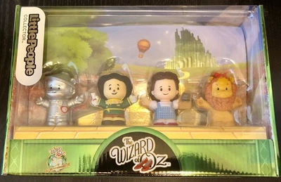 O Mágico de Oz 85º Aniversário Fisher Price Little People Conjunto de Colecionador! Presente - Imagem 1 de 4