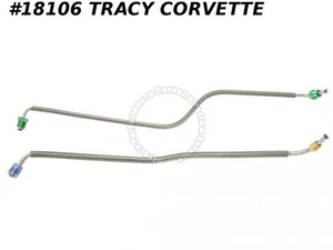 Corvette 1974-1982 líneas de freno eléctrico cilindro maestro a válvula de hélice delantera trasera - Imagen 1 de 3