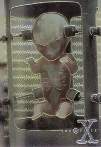 X-FILES SEASON 1 1995 TOPPS FINEST CHROMIUM INSERT CARD X2 OF 4 - Picture 1 of 2