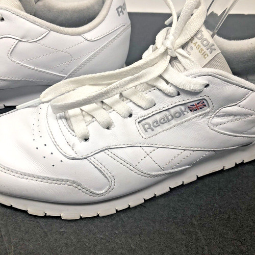 Scarpe classiche vintage Reebok bianche stringate misura 9 5 sneakers