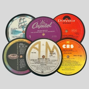 Juego de posavasos de vinilo Nirvana REAL - Imagen 1 de 5