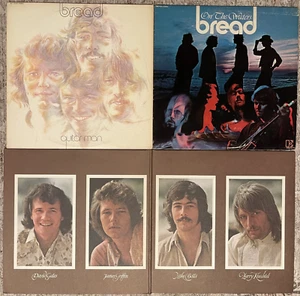 Bread On the Waters, Baby I'm A Want You, Guitar Man Vinyl 3 LP Lot Elektra - Picture 1 of 23
