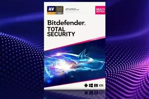 Bitdefender Total Security Multi-Device 2025 3 Years 5 Devices + Daily VPN - Picture 1 of 1