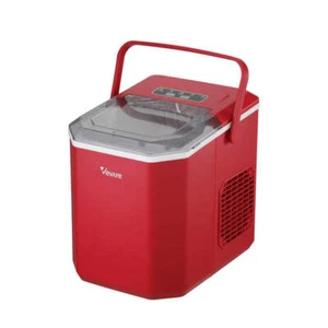 Vevare Portable Ice Maker Machine with Handle 12kg Red - Picture 1 of 8