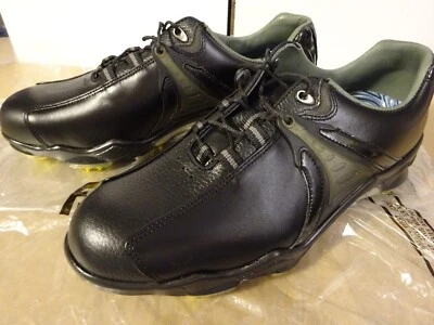 Zapatos de golf FootJoy DryJoys Series de cuero negro 53523 para hombre talla 8,5 - Nuevos Foto 1 de 4