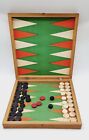 Schachbrett, Mühle Und Backgammon 3In1 Spielset: Vintage Schach- & Brettspiel
