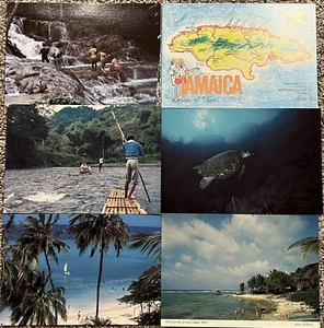 Jamaica & Cayman Island Lot Of 6 Postcards Vintage 80’s Unused - Picture 1 of 14
