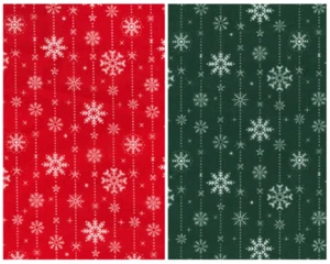 Christmas, Poly Cotton, Snowflake & Stars Dress/Craft Fabric/Material TCP917 - Picture 1 of 3