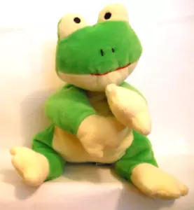 Ty Pillow Pal Frog 14 Inch Laying Soft Stuffed Toy 1996 (No Hang Tags) - Picture 1 of 3
