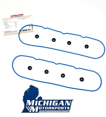 Gaxetas de tampa de válvula Felpro com ilhós para motores LS 4.8L 5.3L 5.7L 6.0L 6.2L - Imagem 1 de 4