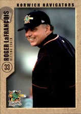 2005 Norwich Navigators Grandstand #32 Roger LaFrancois Hitting Coach Card