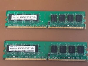 1x2 GB RAM 240 DIMM Samsung DDR2 - Imagen 1 de 3
