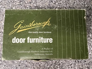 RARE Gainsborough GENUINE Porcelain & ALL WHITE Door Knobs for Hall Closet 85145 - Picture 1 of 10