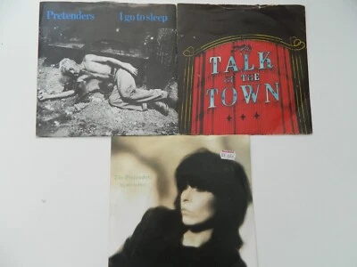 The Pretenders  7” Single Vinyl Lot I go to sleep, Hymn to her, Talk of the town - Image 1 of 3
