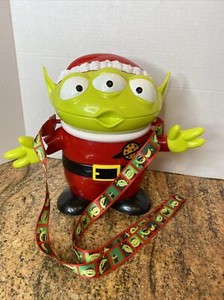 Disney Toy Story Christmas Holiday Alien Santa Popcorn Bucket Disneyland New