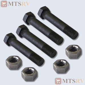 Franklin 9/16" x 3" Shackle Bolt w/Nut - Model #390 - 4-PACK - NEW - Spring Eye - Imagen 1 de 1