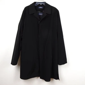 Ralph Lauren Rain Trench Coat Men Size 44L Black Posner Removable Liner Overcoat - Picture 1 of 13