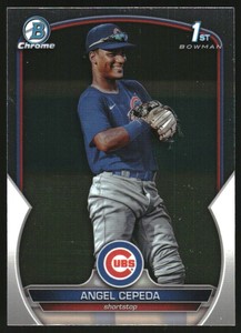2023 Bowman Chrome Prospects #BCP205 Angel Cepeda 