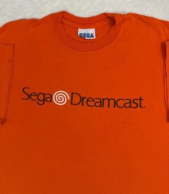 Vintage 1990s 1999 Sega Dreamcast Video Game Console Promo Graphic T-Shirt, M L