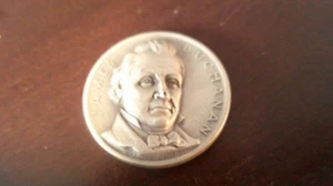 Medallic Art Co. James Buchanan .999+ Silver Medal 25 Grams / .8 Oz. #TT 14 - Picture 1 of 2