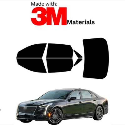 Tinte de ventana precortado para Cadillac Ct6 sedán-16-20 cerámica estable hecho con 3M Foto 1 de 4