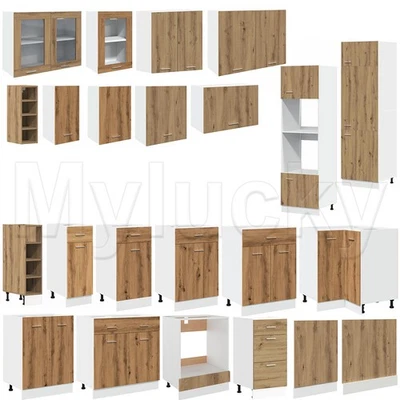Artisan Eiche Küchenunterschrank Küchenzeile Einbauküche Küchenmodule Schrank - Bild 1 von 4