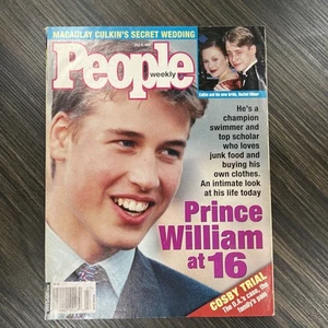 People Magazine July 6 1998 Prince William at 16 Champion Swimmer Top Scholar - Picture 1 of 6
