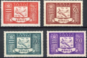 [208] Monaco 1946 Luftpost guter Satz sehr schön postfrisch Briefmarken - Bild 1 von 1