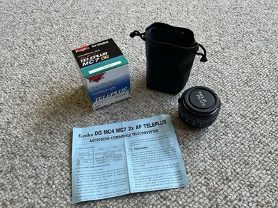 Kenko 2x N-AFD Teleplus MC7 Convertidor AF - Nikon Analógico Digital Foto 1 de 4