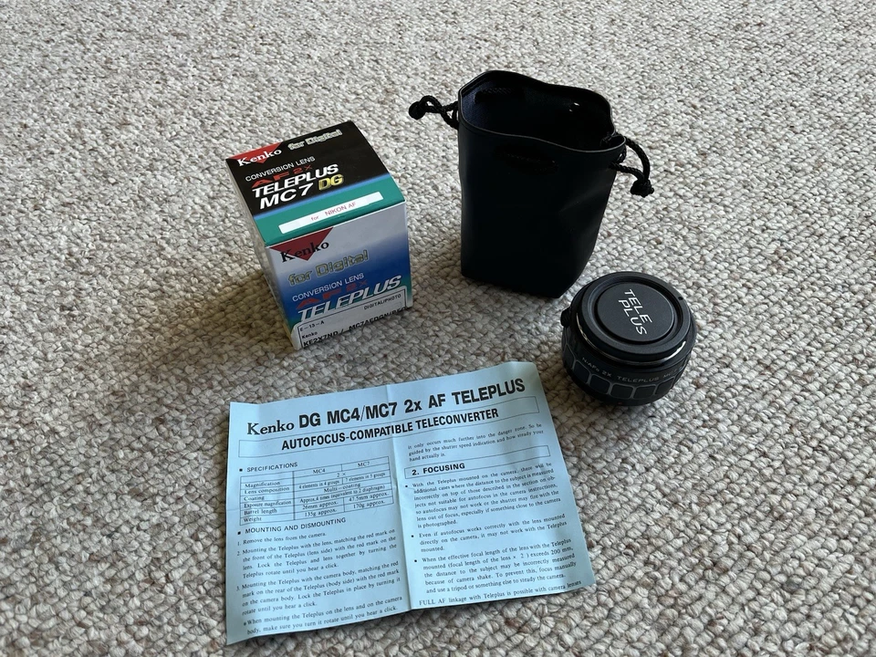 Kenko 2x N-AFD Teleplus MC7 Converter AF - Nikon Analog Digital - Image 1 of 4